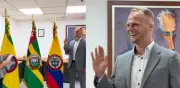Dominic Wolf jura la Constitución y recibe la nacionalidad colombiana entre lágrimas