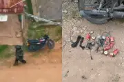 Ejército y Policía desactivan moto bomba cerca de hospital en construcción en El Plateado, Cauca