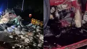 Falla mecánica causa choque múltiple en vía a Santa Fe de Antioquia: una muerta