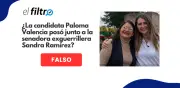 Foto falsa de Paloma Valencia con exguerrillera Sandra Ramírez es un montaje con IA