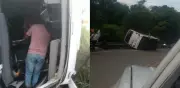 Grave accidente en La Mesa, Cundinamarca: bus volcado y varios heridos