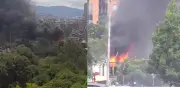 Incendio de tractocamión en avenida Ciudad de Cali, sur de Bogotá