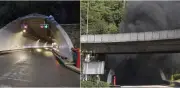 Incendio en túnel de La Línea provoca cierre total y caos vial: evacuación de conductores en corredor estratégico