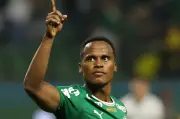 Jhon Arias marca su segundo gol con Palmeiras tras regresar al fútbol brasileño