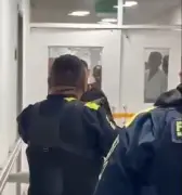 Joven armado con machete genera caos en Hospital Universitario del Valle en Cali