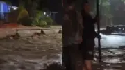 Lluvias intensas en Antioquia afectan a 30 familias tras inundación en Caracolí