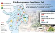 Mapa de niñas desaparecidas en Cali: 207 casos y la lucha de Hasta Encontrarlas