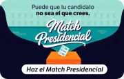 Match Presidencial: mapa interactivo conecta votantes y candidatos