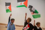 Niños Saharauis Protestan en Bojador por la Autodeterminación y Liberación de Detenidos