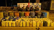 Operativo en Barrancabermeja incauta más de 1.200 galones de gasolina de contrabando