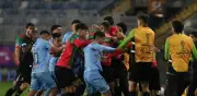 Pelea entre O'Higgins y Boston River: dos expulsados en Copa Sudamericana