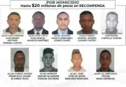 Recompensa de 20 millones por nueve homicidas en Cartagena