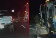 Retén ilegal en la Panamericana causa terror en el norte del Cauca; asaltan tractomula