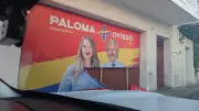 Vandalizan valla de Paloma Valencia y Juan Daniel Oviedo en Cartagena con mensajes ofensivos