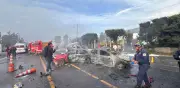 Video capta el instante del accidente con explosión en peaje Casablanca que dejó cinco muertos