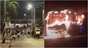 Violencia en Cartagena tras partido de Junior: Un muerto, bus incendiado y caos generalizado