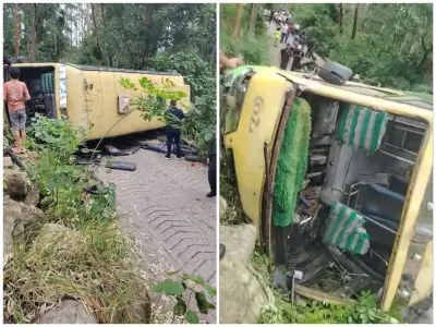 Accidente de bus escolar en Lourdes, Norte de Santander: más de 20 heridos