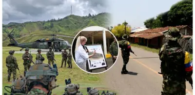 Ataques con drones y asonadas retrasan construcción de Batallón de Alta Montaña en Jamundí