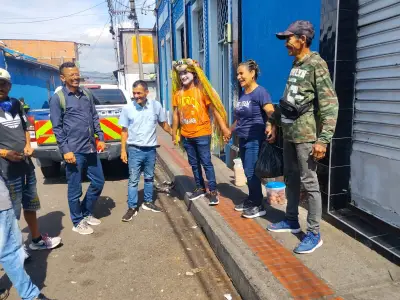 Brigada solidaria en Bucaramanga: Corazones Alegres llevó alimentos y recreación