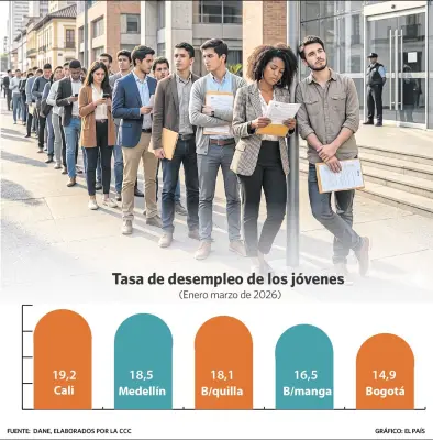 Cali: urge política sostenida para empleo juvenil