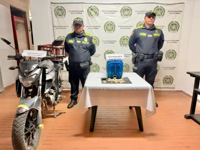 Capturan a hombre con 21 kilos de base de coca tras fuga en Betulia
