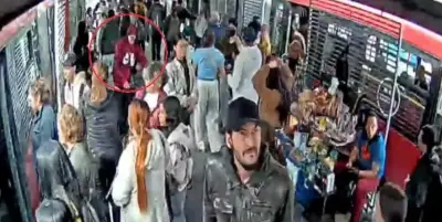 Capturan a ladrón que se lanzó a la vía del TransMilenio para huir