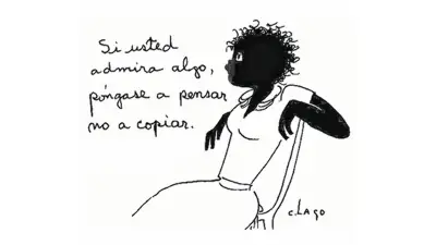 Caricatura de Nieves: Humor político sobre el plagio