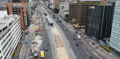 Cierres por obras en intersección de avenida 19 con calle 100 en Bogotá