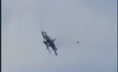 Colisión de dos aviones de combate en espectáculo aéreo en Idaho