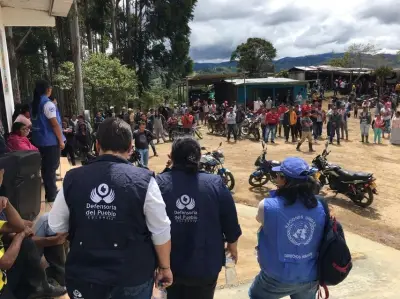Colombia es el segundo país con más desplazados internos por violencia en 2025