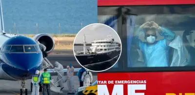 Confirman nuevo caso de hantavirus en español evacuado del crucero MV Hondius
