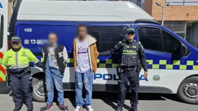 Cárcel para dos hombres por hurto violento de celulares en el SITP de Bogotá