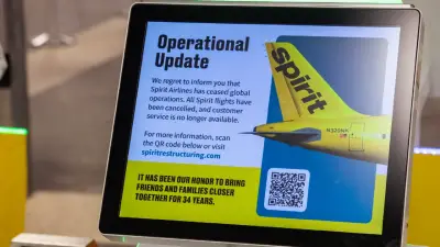 Crisis aérea en EE. UU. por cierre de Spirit Airlines: 1.8 millones de pasajeros afectados