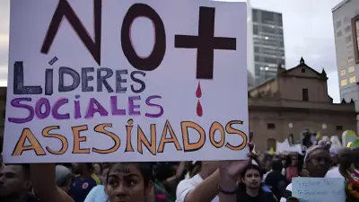 Defensoría alerta: 54 líderes asesinados en Colombia en 2026