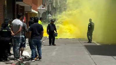 Disturbios en Tunjuelito por operativo de calzado