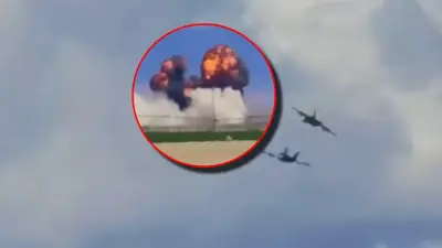 Dos aviones de combate de EE.UU. colisionan en espectáculo aéreo en Idaho