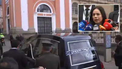 Emotiva despedida de Clemencia Vargas a su padre Germán Vargas Lleras