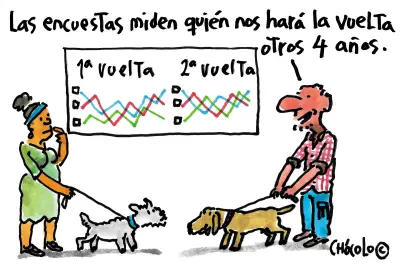 Encuestas miden quién nos hará la vuelta otros cuatro años