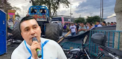 Gobernador del Cauca activa red hospitalaria tras accidente de Monster Truck en Popayán