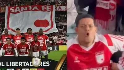 Hinchas de Santa Fe bajo la lupa por gestos racistas en la Libertadores