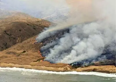 Incendio forestal 'Sandy' arrasa 520 hectáreas en Simi Valley, California