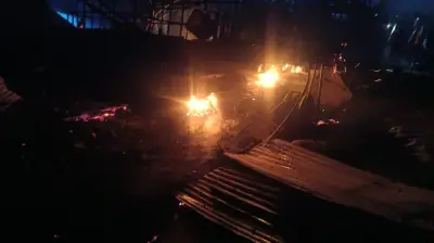 Incendio por sobrecarga eléctrica deja 8 viviendas afectadas en Puerto Rico, Bolívar