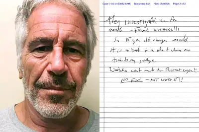 Juez de EE.UU. publica supuesta nota de suicidio de Jeffrey Epstein