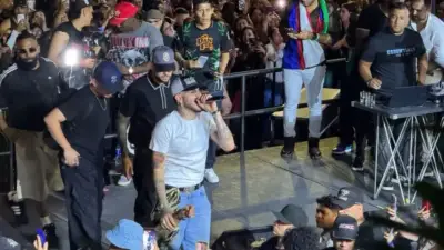 Kapo sorprende en Cali con concierto improvisado en el Bulevar del Río