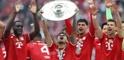 Luis Díaz celebró su primera Bundesliga con el Bayern Múnich