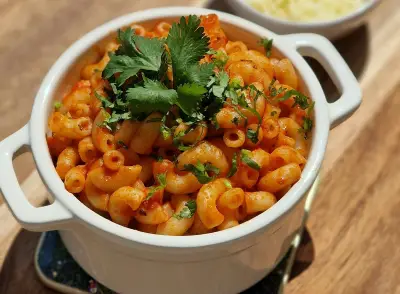 Macarrones cremosos con salsa de tomate y queso parmesano: receta fácil