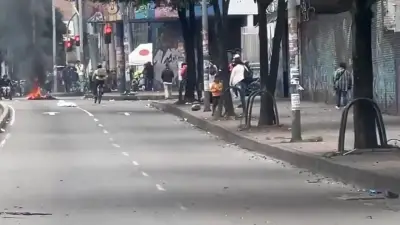 Manifestaciones en Bogotá: 26 funcionarios retenidos en centro de víctimas