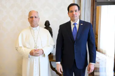 Marco Rubio se reúne con Papa León XIV y reafirma compromiso de paz