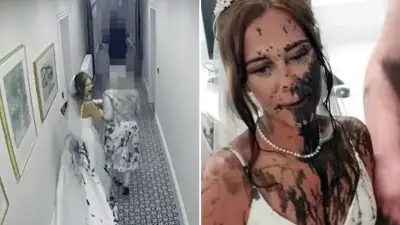 Mujer lanza pintura a novia en boda y es condenada
