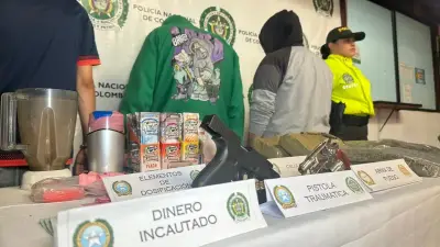 Nueve capturados y un menor aprehendido en operativos contra el microtráfico en Santander
